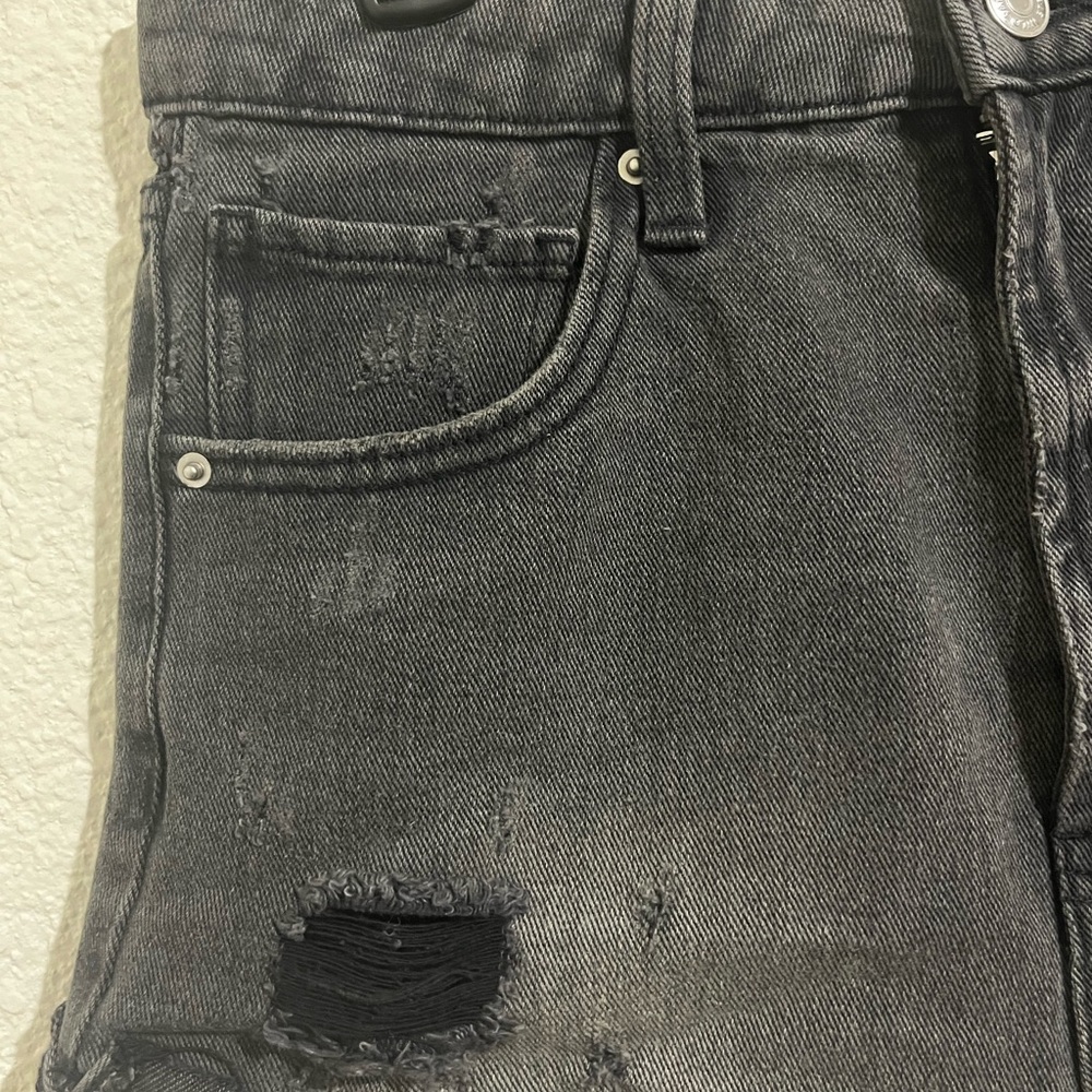 Wild Fable Black Distressed Jean Shorts - Picture 4 of 6